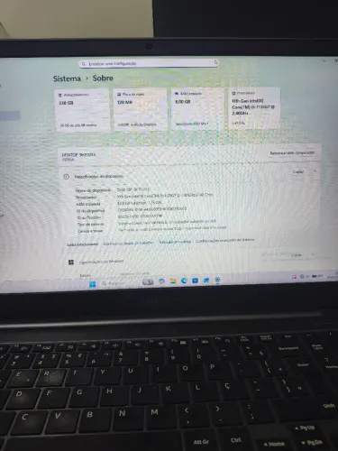 Notebook Samsung Core i5 (11ª Geração) | 8GB RAM | 256GB SSD