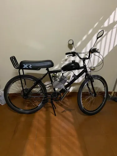 Bicicleta motorizada 80cc 2 tempos seminova