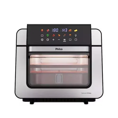 Fritadeira Elétrica Air Fryer Philco Oven PAF15B 15L Preta - 110V