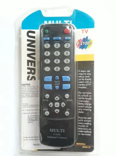 Controle Remoto Universal Para Tv F-2100<br>