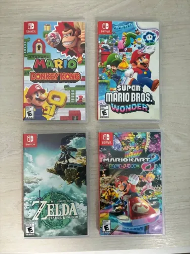 3 Jogos originais Nintendo Switch