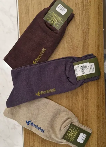 Meias sociais Brooksfield ,algodão, novas.