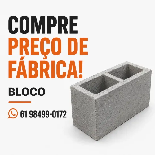 Bloco direto da fabrica