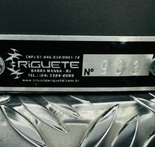 TRICICLO RIGUETE 2024 - ÚNICO DONO ? R$ 93.000,00 | 9.981 km