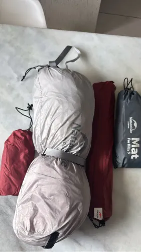 Barraca Naturehike Hiby 3 Completa + Footprint + Isolante Original
