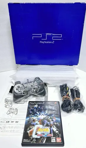 Playstation 2 Fat Completo (serial Batendo) + Jogo (Gundam G)