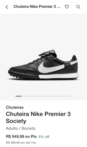 Chuteira Nike Premier 3 Society