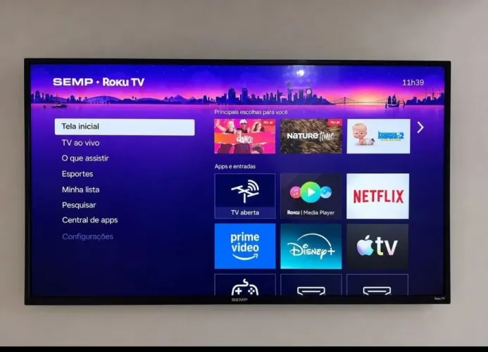 Tv 50 polegadas Smart Roku 2026
