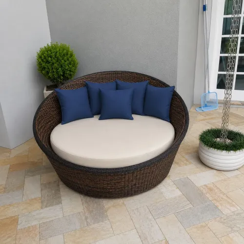 Chaise orbital em fibra sintética