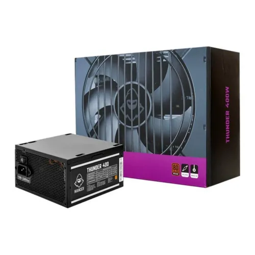 Fonte MANCER Thunder 400w, Selo 80 Plus Bronze