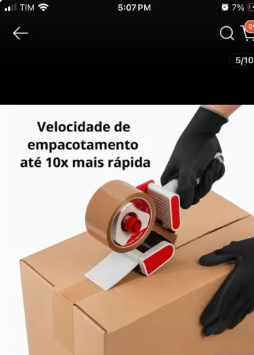Suporte Aplicador de Fita Adesiva Larga Empacotamento - Dispenser