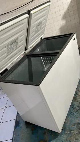 Freezer 2 portas Esmaltec Horizontal 439l