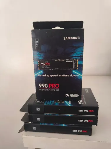 (Novo Lacrado) SSD NVME 1TB Samsung 990 PRO 1TB 7450MB/s PS5 ou PC