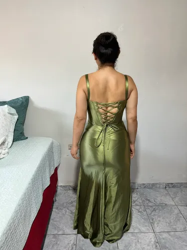 Vestido de festa - Verde Oliva