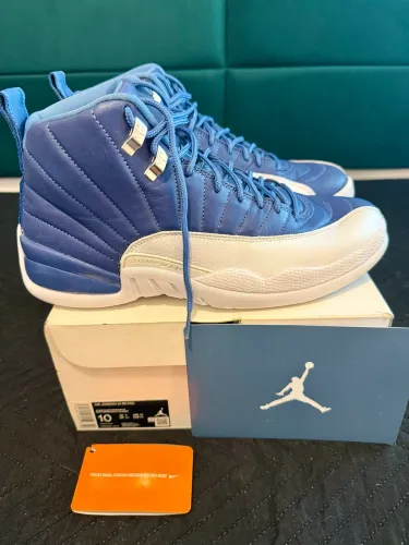 Air Jordan 12 Retro - Stone Blue / Legend Blue