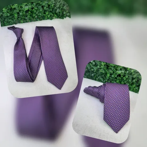 Gravata Trabalhada Roxo