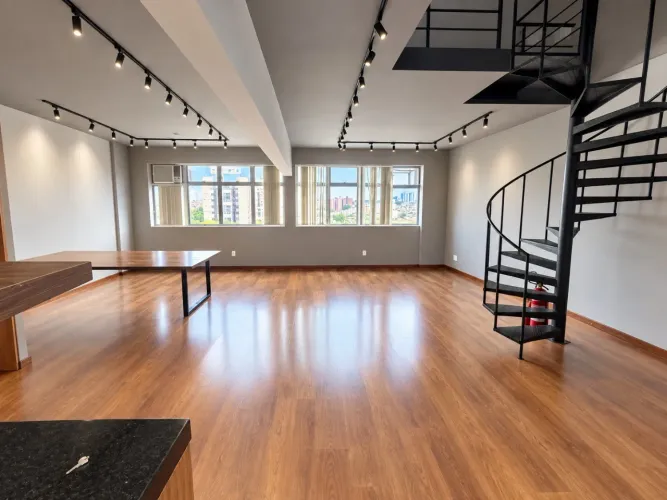 SALA COMERCIAL ALUGUEL 110M² COM 2 BANHEIROS 2 VAGAS NO PRADO