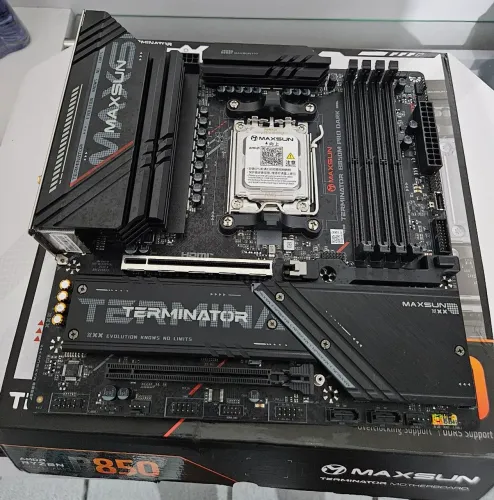 Placa Mãe Maxsun Terminator B850M Pro Dark WiFi AM5 DDR5