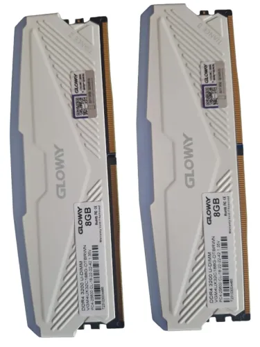 KIT MEMÓRIA RAM GLOWAY TIANMAI II GERAÇÃO RGB DDR4 16GB (2x8GB) 3200MHZ