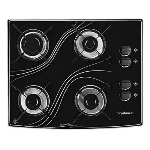 FOGÃO COOKTOP 4 BOCAS SAFANELLI Dividimos Em Até 10x Sem Juros