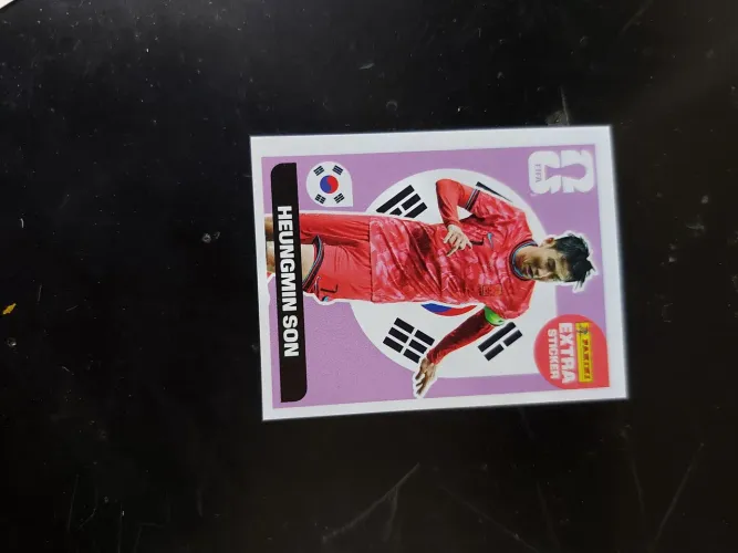 Figurinha legend Heungmin Son lilás! Copa do mundo 2026