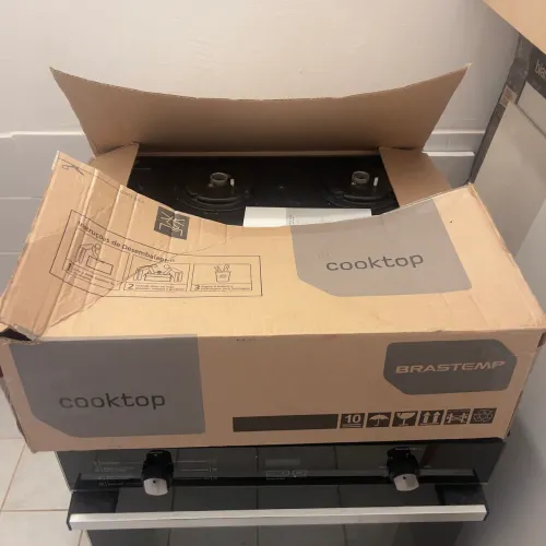 Cooktop Brastemp Ative 4 bocas. Convertido para GN