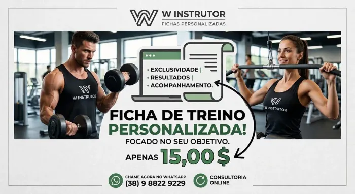 Ficha de treino personalizada!