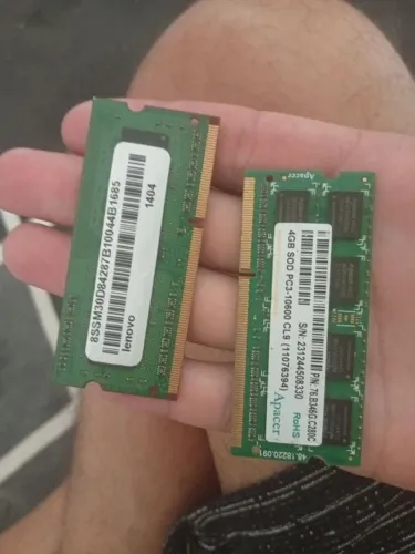 Vendo Memória RAM DDR3 8GB ? 2x4GB