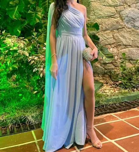 Vestido de festa Azul