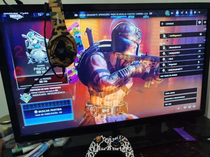 Xbox one fat+TV pequena+Redset gamer+controle(analógico ruim)