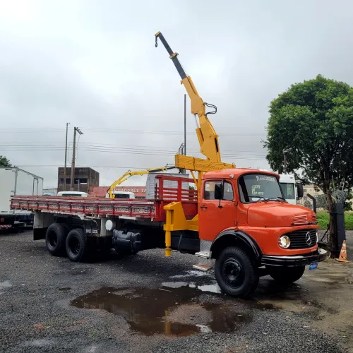 MB 1313  1976 MUNCK 6 TON ESTUDO TROCA 