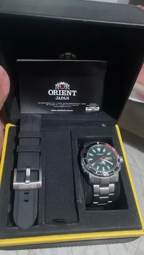Relógio orient Poseidon 300 mts mergulhador profissional válvula de hélio