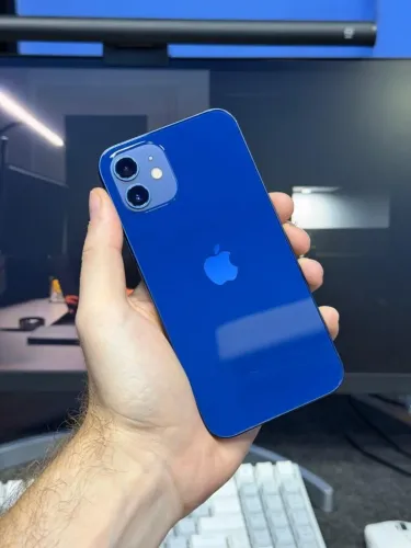 iPhone 12 64GB Azul - Bateria Nova 100% - Estado de Novo