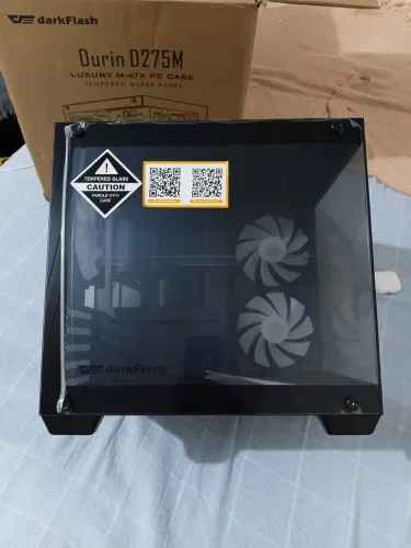 Gabinete Gamer Aigo Darkflash Mid-Tower Vidro RGB USB 3.0 Preto