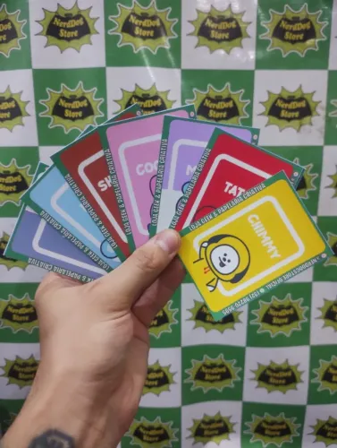 Adesivos Película para Cartão - BTS BT21 Kpop Junkook Suga Jimin Jin J-Hope NerdDog Store