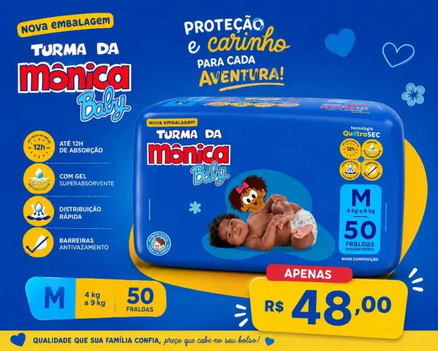 Fralda descartável