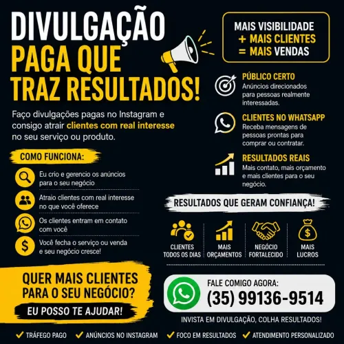 Divulgação para aumenta visita de clientes