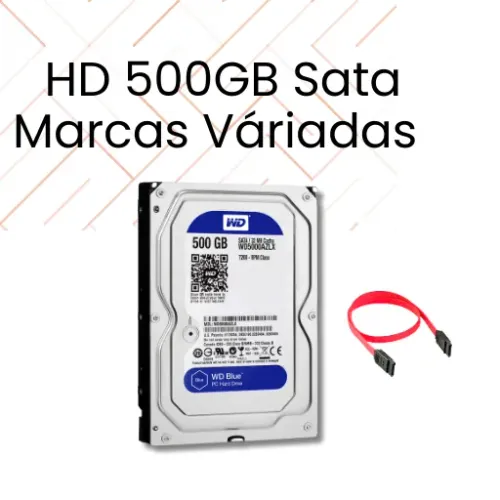 Super Promoção HD 500GB Sata 100% vida útil
