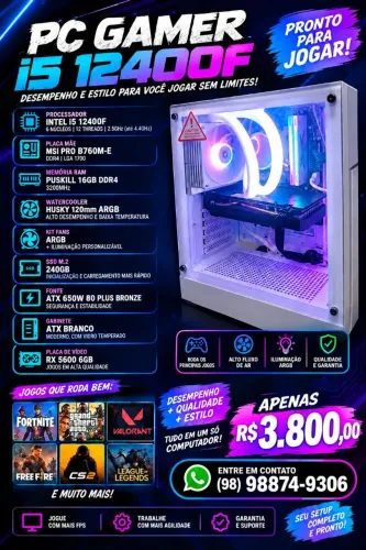 I5 12400f + rx 5600