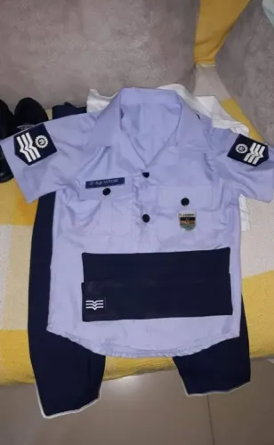 Uniforme aeronáutica infantil 