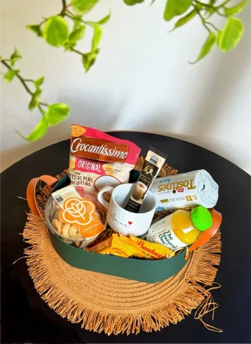 Cesta de café da manhã 