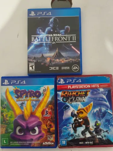 3 Jogos Playstation 4 Mídia Fisica (Olhar a Descrição)
