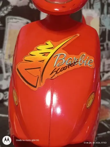 BARBIE ANTIGA - MOTO SCOOTER ANO 1999 - UMA RARIDADE DE TÃO NOVA, MATTEL