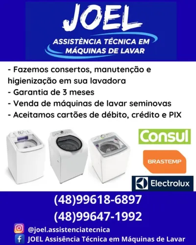 Conserto de máquinas de lavar