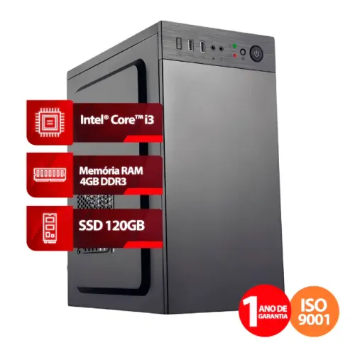 Computador Intel® Core? I3, RAM 4GB, SSD 120GB, Linux | Goldentec