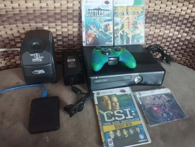Xbox 360 completo 2 desbloqueio LT e rgh hd mais de 60 jogos top