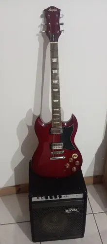 Urgente 3500 na Net Guitarra Menphis SG + Caixa de som Warwick BC 40 OBS: Preço abaixo 