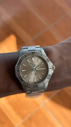 Relógio Tag Heuer Prata Estilo Aquaracer