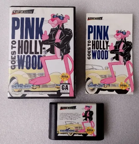 Pink Goes To Hollywood original Americano para Mega Drive