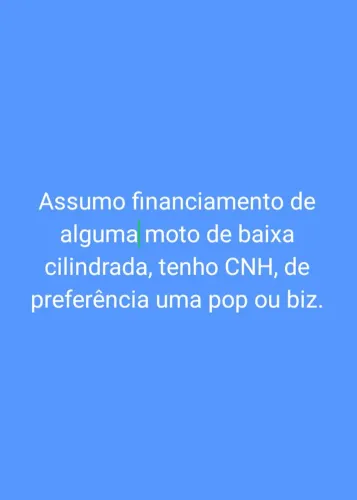 Assumo financiamento